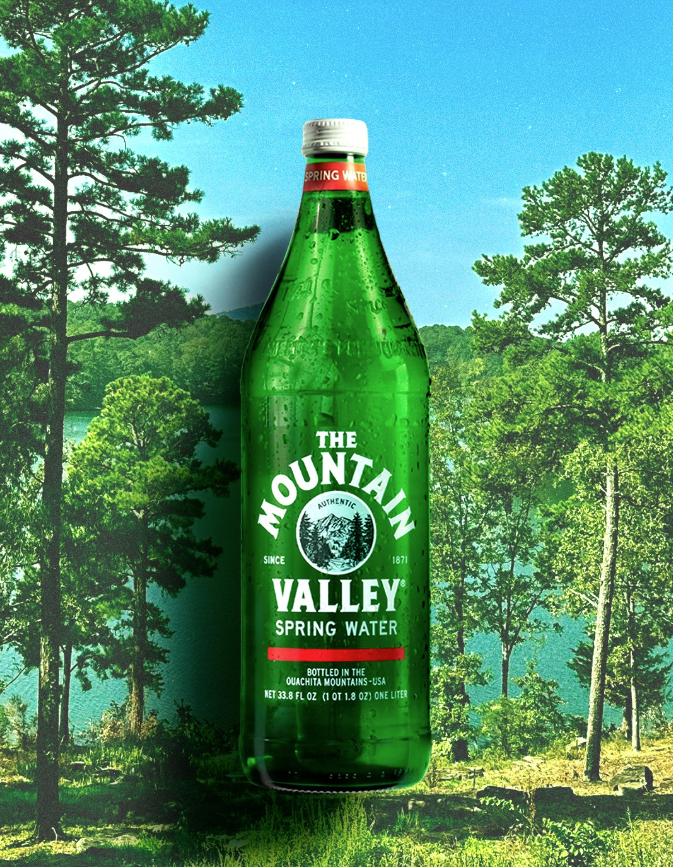 Mountain Valley Spring Water wellness drink